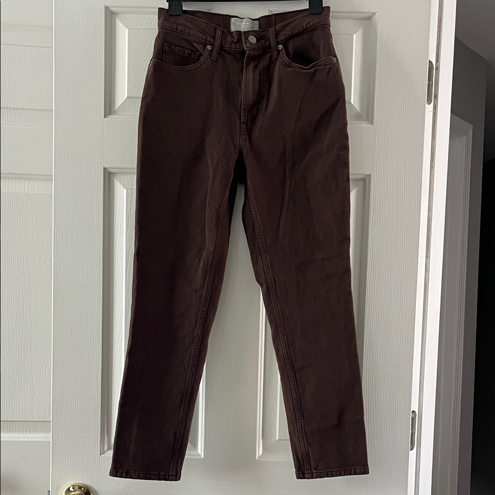 Everlane The Original Cheeky Jean Organic Cotton Size 26 Straight Leg Ankle Crop - Picture 4 of 8